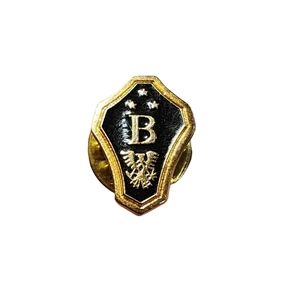 Vintage B BETA Eagle 3 Star Crest Badge Medal Fraternity Pin Hat Lapel